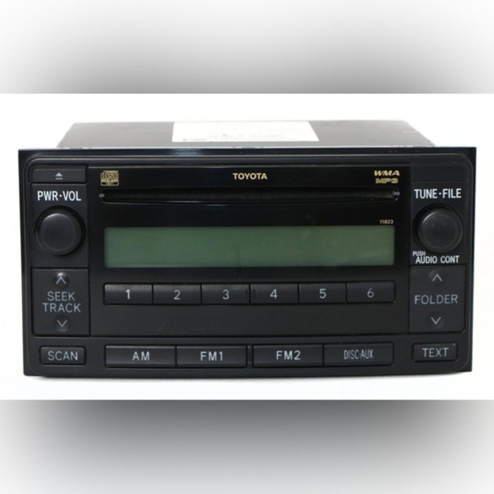 Toyota 4Runner 05-07 Radio CD Receiver Player 86120-52530, A957, OEM, 2005, 2006